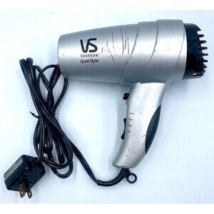VIDAL SASSOON QUIET STYLER Hair DRYER VS-750 Rare & Hard To Find - WORKS